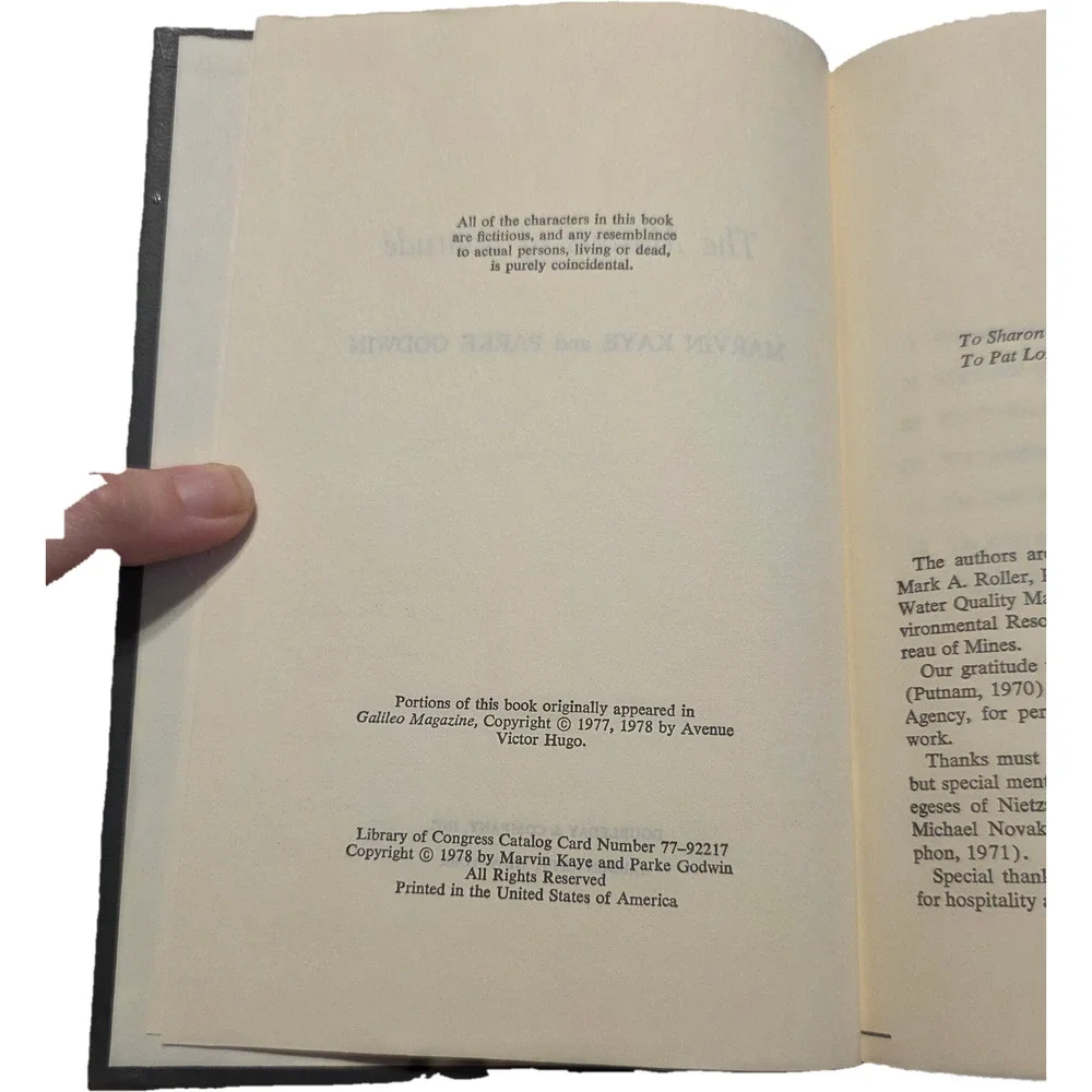 The Masters of Solitude by Marvin Kaye and Parke Godwin 1978 Doubleday Hardcover